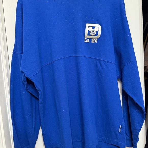 SPIRIT JERSEY Tops - Blue Glitter Disney World Spirit Jersey